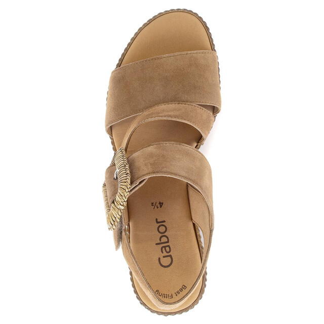 Gabor Gabor Sandalen met hak 84.771.14 Sandalen Bruin Gabor Sandalen met hak 84.771.14 large