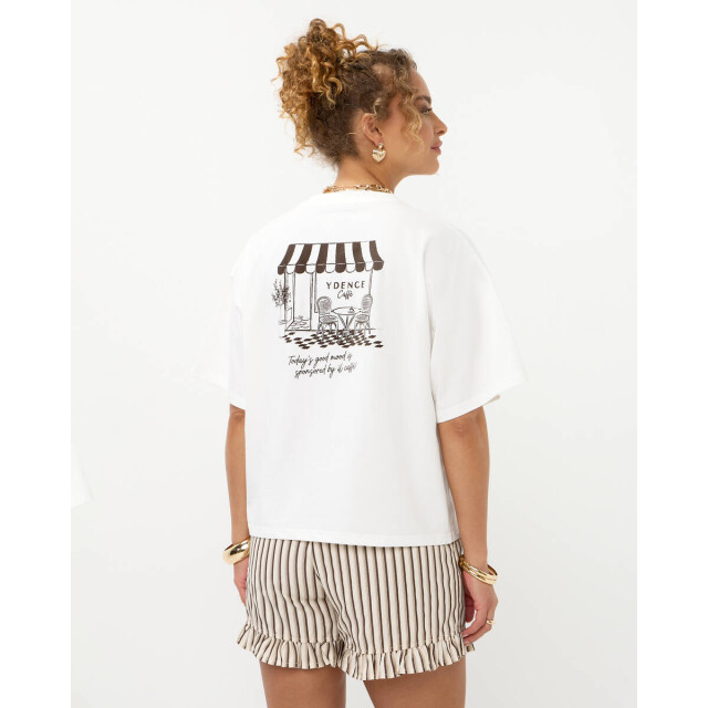 Ydence T-shirt hss2648 café Ydence T-shirt HSS2648 Ydence Café large