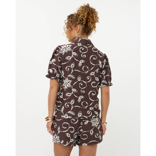 Ydence Blouse korte mouw hss2657 leila Ydence Blouse korte mouw HSS2657 Leila large