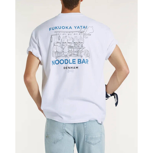 Denham T-shirt korte mouw 01-26-04-52-007 Denham The Jeanmaker T-shirt korte mouw 01-26-04-52-007 large