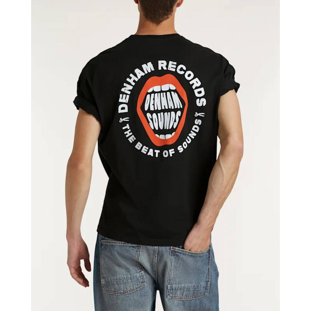 Denham T-shirt korte mouw 01-26-04-52-016 Denham The Jeanmaker T-shirt korte mouw 01-26-04-52-016 large