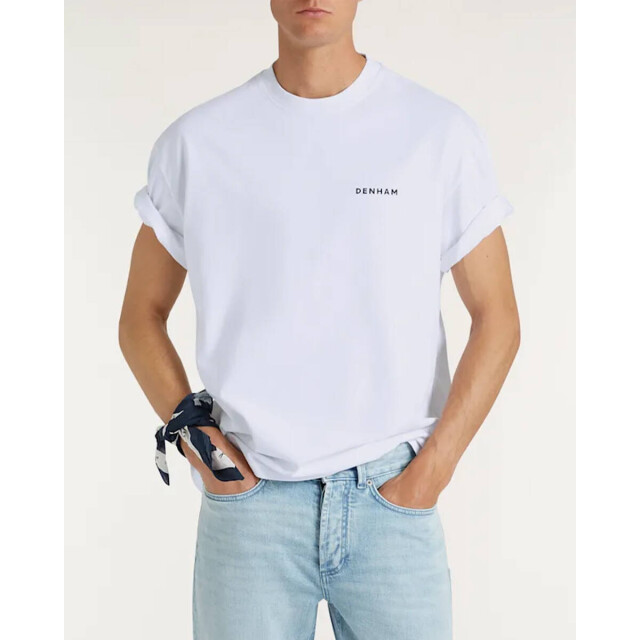 Denham T-shirt korte mouw 01-26-04-52-007 Denham The Jeanmaker T-shirt korte mouw 01-26-04-52-007 large