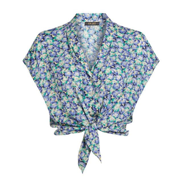 King Louie Blouse korte mouw 10266 keeva King Louie Blouse korte mouw 10266 KEEVA large