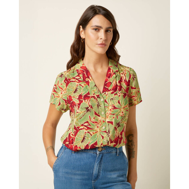 King Louie Blouse korte mouw 10264 bella King Louie Blouse korte mouw 10264 BELLA large