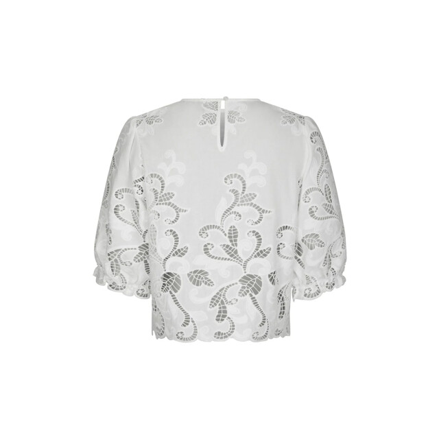 Neo Noir fia embroidery blouse 167834 120 white 06613.100.0034 large