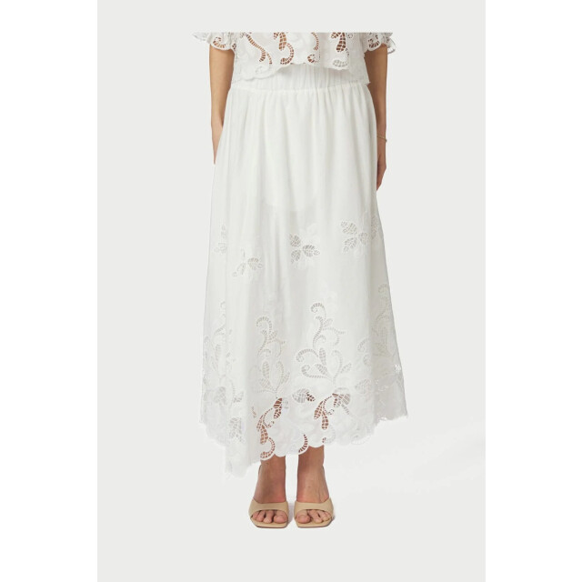 Neo Noir yara long emb skirt 168438 120 white 06415.100.0003 large