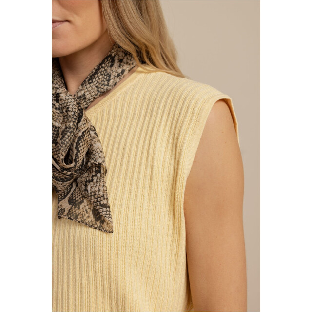 Studio Anneloes leona knitted top 13921 2100 butter yellow 06010.440.0012 large