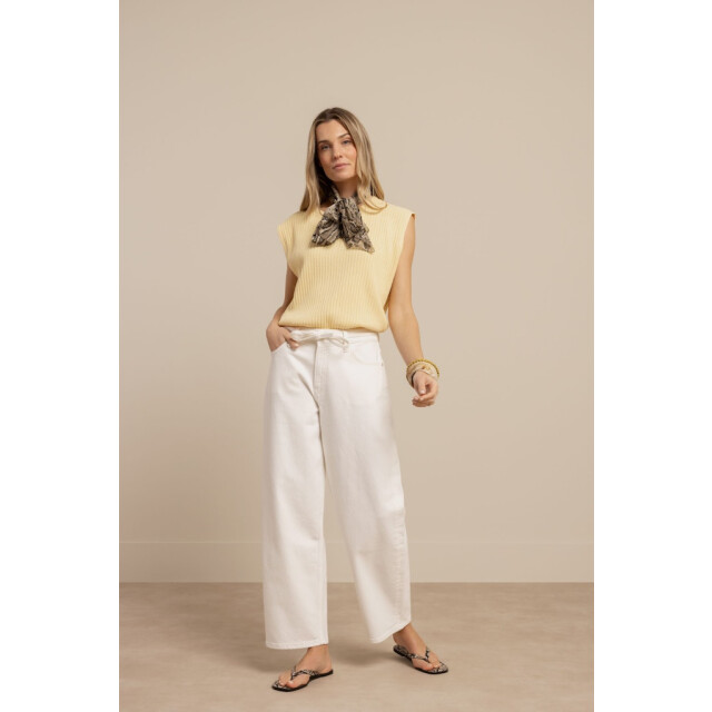 Studio Anneloes leona knitted top 13921 2100 butter yellow 06010.440.0012 large