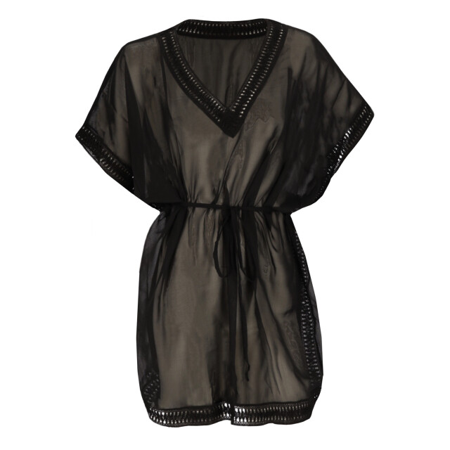 Sarlini Dames tuniek strandjurk polyester chiffon effen 000423 large