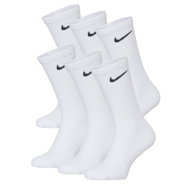Nike Dames/heren sportsokken everyday cushion crew 6-pack SX7666 large