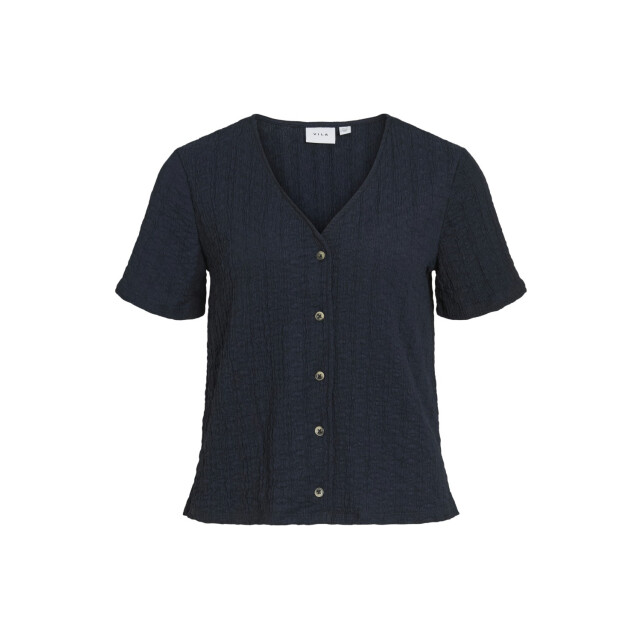 Vila Virenka v-neck ss shirt navy 4319.37.0041 large