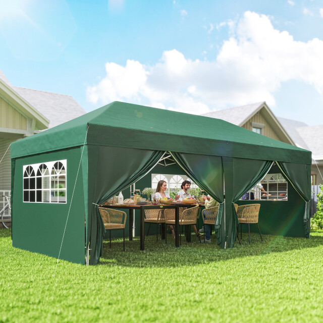 4goodz Pop-up partytent 300x600 cm met zijwanden - 3619700 large