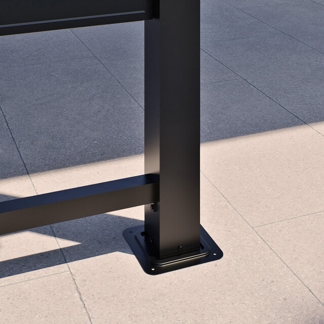 Sojag Bondi 1220 metalen paviljoen met vast dak 3,5 x 6 m - 3619593 large