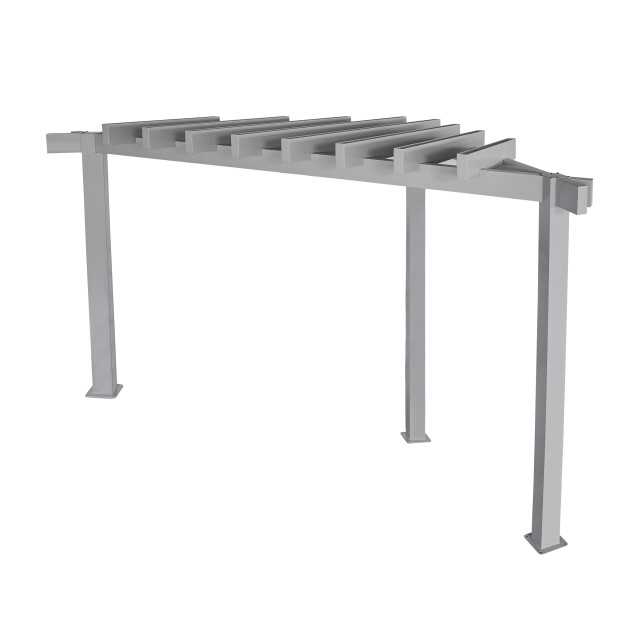 Sojag Lima driehoeks pergola 293x293 cm met zonnescherm - 3619556 large
