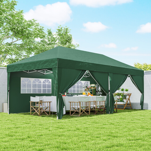 4goodz Pop-up partytent 300x600 cm met zijwanden - 3619700 large