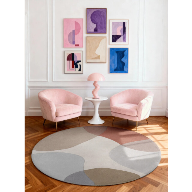 Ted Baker Ted baker hackney wol vloerkleed rond 160 cm rond 3621838 large