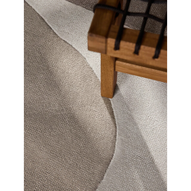 Ted Baker Ted baker hackney wol vloerkleed rond grijs- 160 cm rond 3621843 large