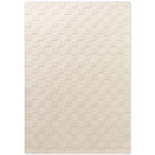Villeroy & Boch Scala handgeweven wol vloerkleed wit- 80x200 cm 3511971 large