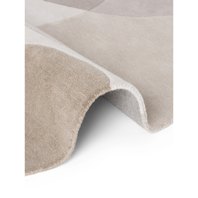 Ted Baker Ted baker hackney wol vloerkleed rond grijs- 160 cm rond 3621843 large