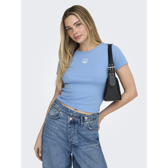 Only Onlelva june emb s/s tee jrs noos 15342939 large