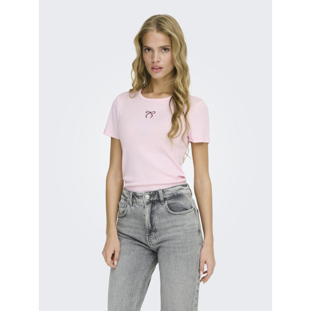 Only Onlelva june emb s/s tee jrs noos 15342939 large