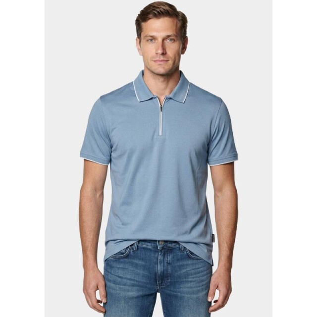 Bos Bright Blue Polo heren 25016/l. blue 205828 large