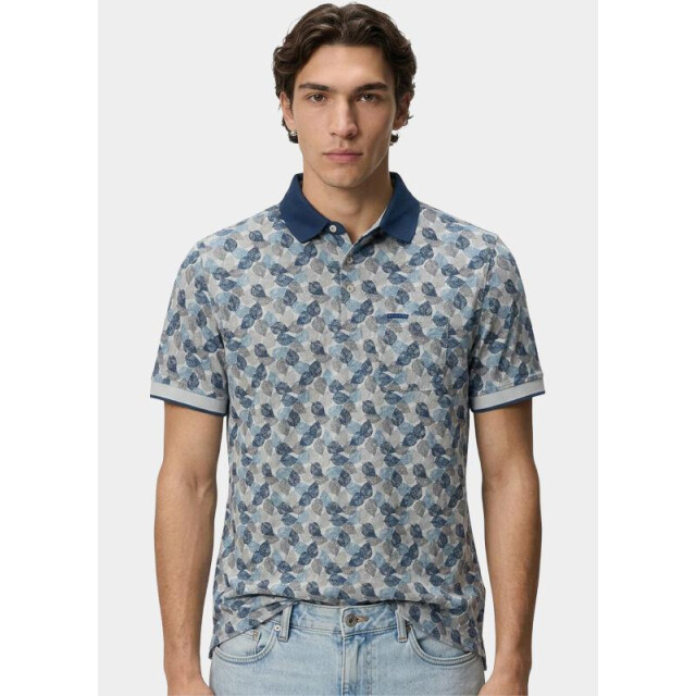 Baileys Polo heren poloshirt 2-tone pique, all o 615229/650 206075 large