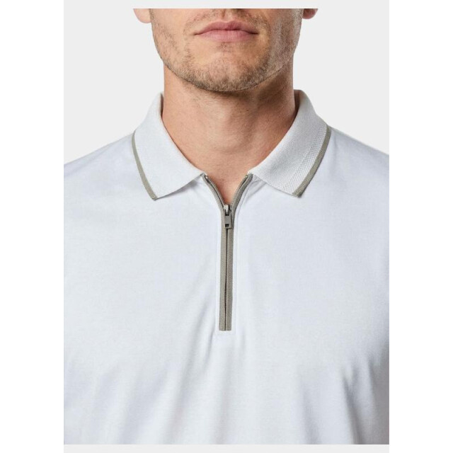 Bos Bright Blue Polo heren 25016/white 205827 large