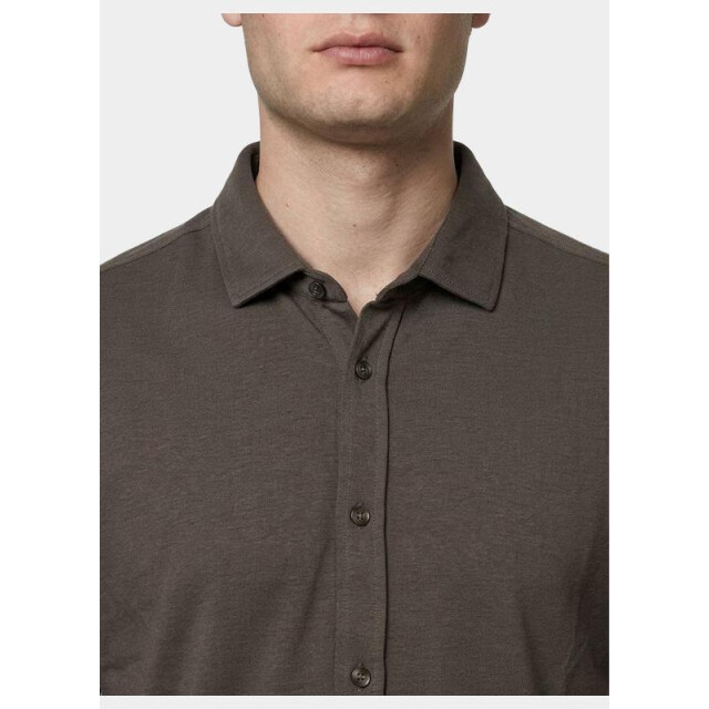 Bos Bright Blue Overhemd korte mouw heren 3507/taupe 209343 large