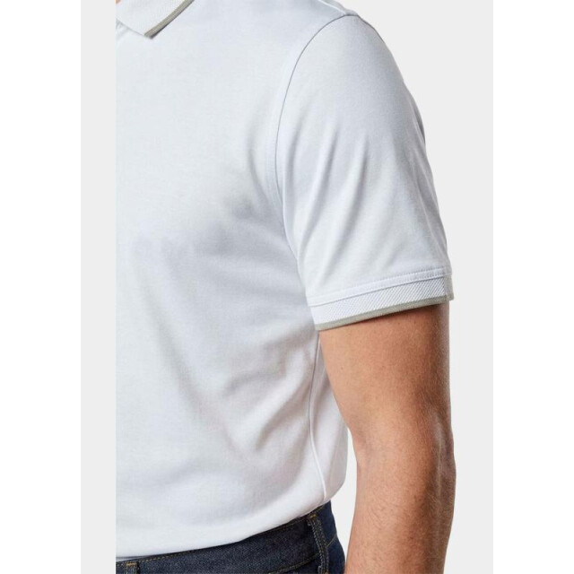 Bos Bright Blue Polo heren 25016/white 205827 large