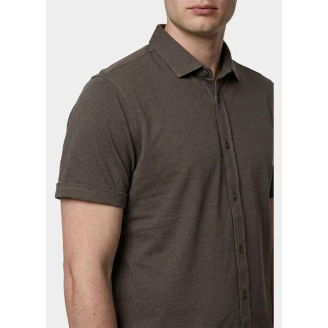 Bos Bright Blue Overhemd korte mouw heren 3507/taupe 209343 large