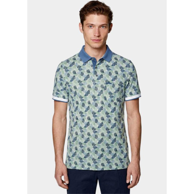 Baileys Polo heren poloshirt 2-tone pique, all o 615229/72 206073 large