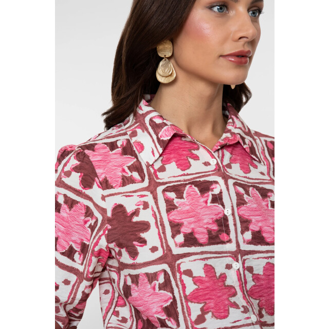 Geisha blouse 63489-20 420 pink/merlot 06615.615.0074 large