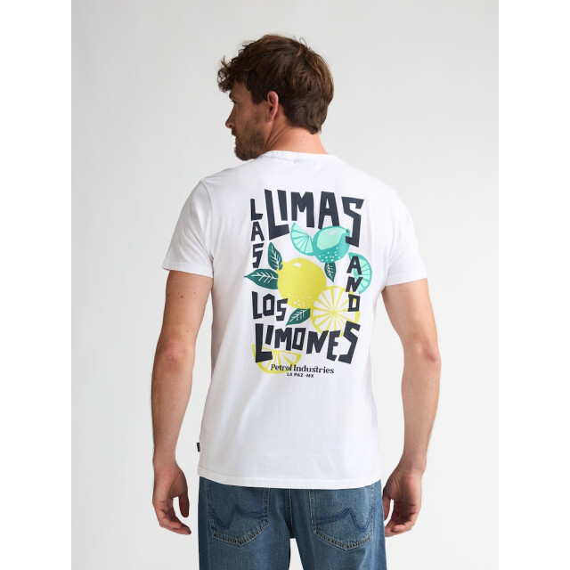 Petrol Industries Men t-shirt ss classic print off-white 5339.02.0095 large
