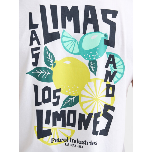 Petrol Industries Men t-shirt ss classic print off-white 5339.02.0095 large