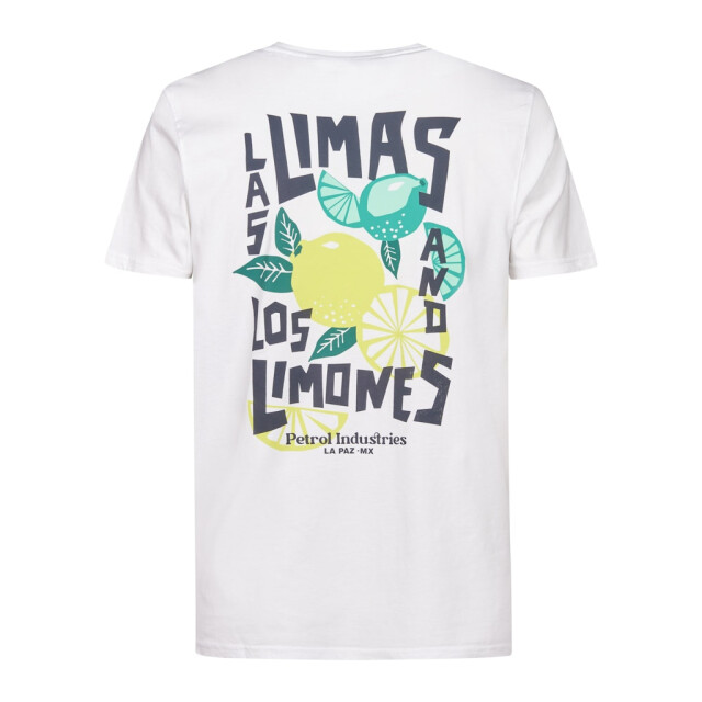 Petrol Industries Men t-shirt ss classic print off-white 5339.02.0095 large