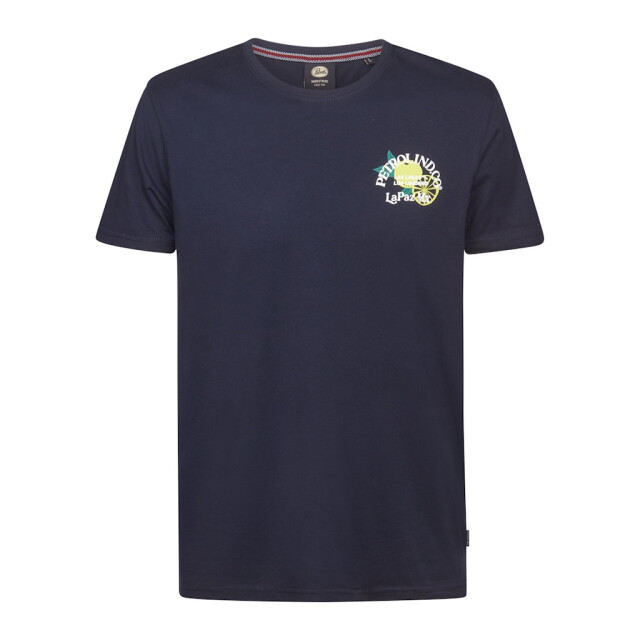 Petrol Industries Men t-shirt ss classic print navy 5339.37.0090 large