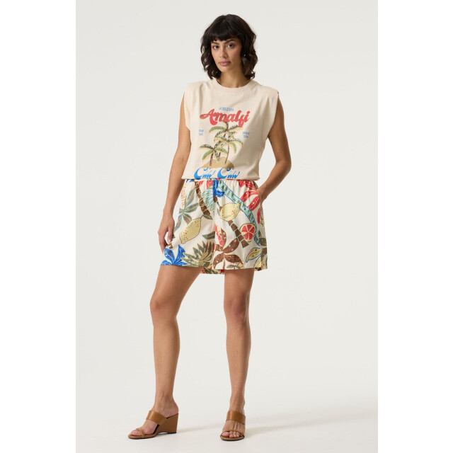 Garcia Jeans R260203 ladies t-shirt zand 4381.04.0006 large