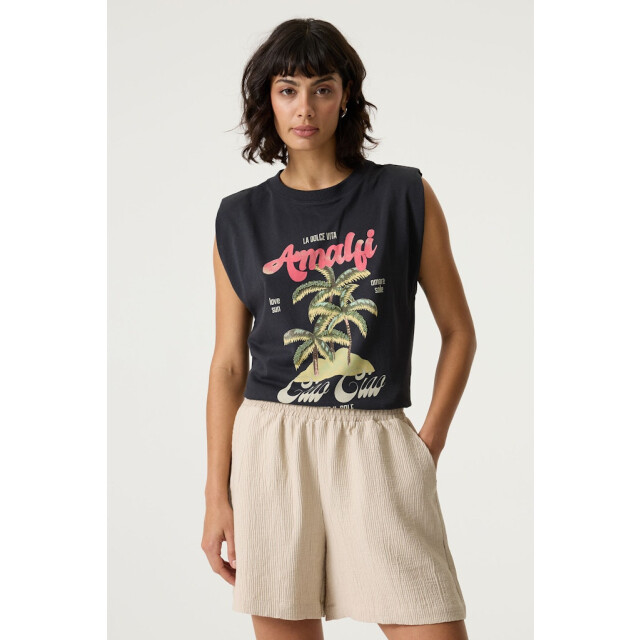 Garcia Jeans R260203 ladies t-shirt antraciet 4381.85.0002 large