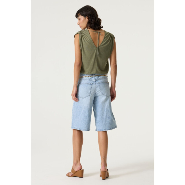 Garcia Jeans R260208 ladies t-shirt olijf 4381.22.0001 large