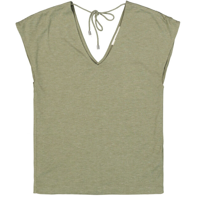 Garcia Jeans R260208 ladies t-shirt olijf 4381.22.0001 large