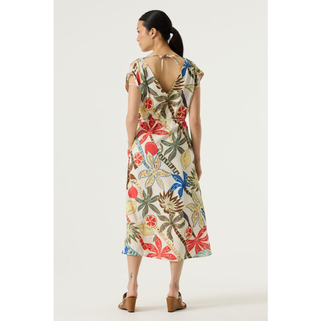 Garcia Jeans R260280 ladies dress ecru dessin 4419.08.0003 large