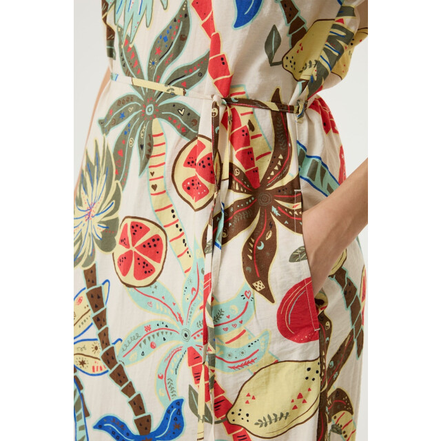 Garcia Jeans R260280 ladies dress ecru dessin 4419.08.0003 large