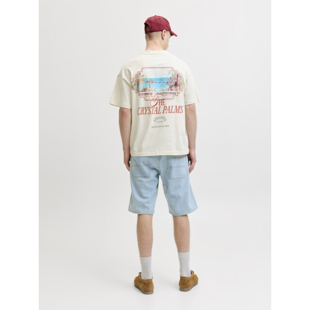 Jack & Jones Jorsanremo back tee ss crew neck sn ecru 5339.03.0057 large