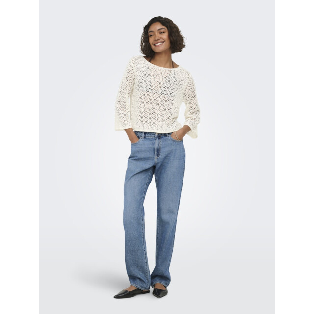 Jacqueline de Yong Kdymika 34 boat neck pullover off-white 4219.02.0146 large