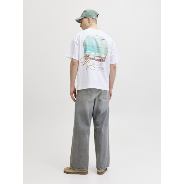 Jack & Jones Jorsanremo back tee ss crew neck sn off-white 5339.02.0094 large