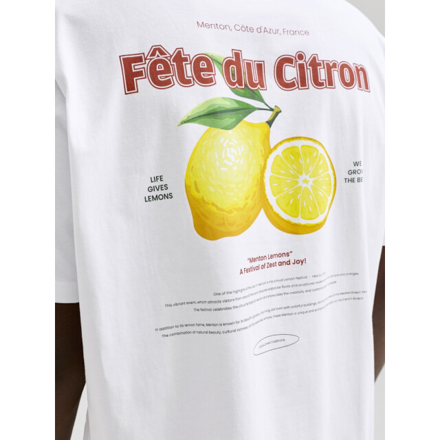 Jack & Jones Jjlemon tee ss crew neck off-white 5339.02.0096 large
