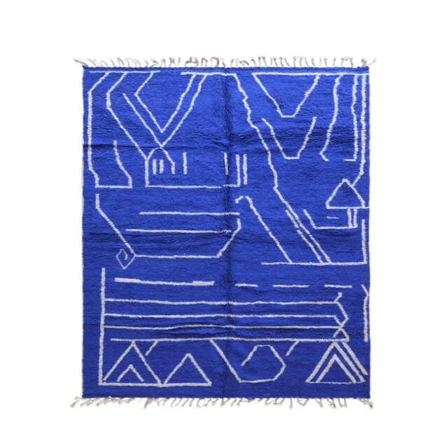 AFK Living Berbertapijt met grafische lijnen van wol 3624626 large