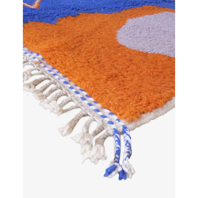 AFK Living Origineel berbertapijt in grafische stijl van wol 155 x 248 cm 3445982 large