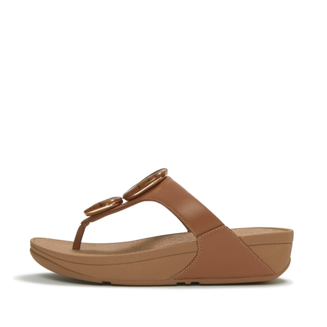 FitFlop Lulu marbled-stone toe-post sandals A4T large